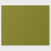 Gelbes, geometrisches Quadrat Geschenkpapier (Flach)