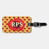 Gelbes Gepäckchen Gepäckanhänger (Vorderseite horizontal)