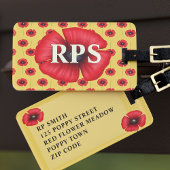 Gelbes Gepäckchen Gepäckanhänger