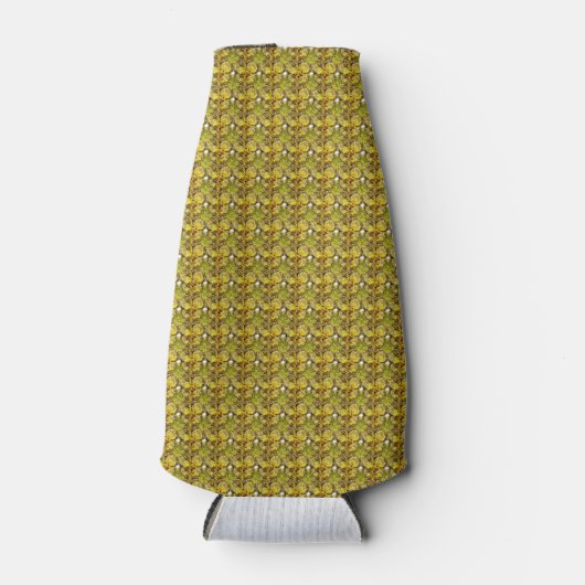 Gelbes gepunktetes Muster Flaschenkühler (Vorderseite)