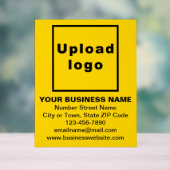 Gelbes Geschäft-Acryl-Schild Acrylschild (Neutral)