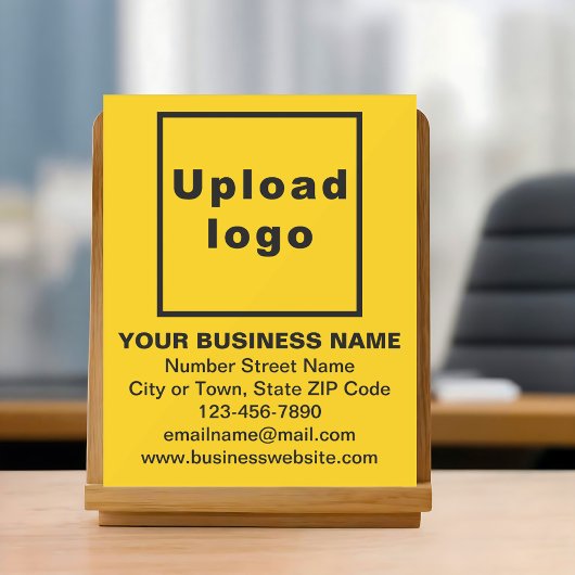 Gelbes Geschäft-Acryl-Schild Acrylschild