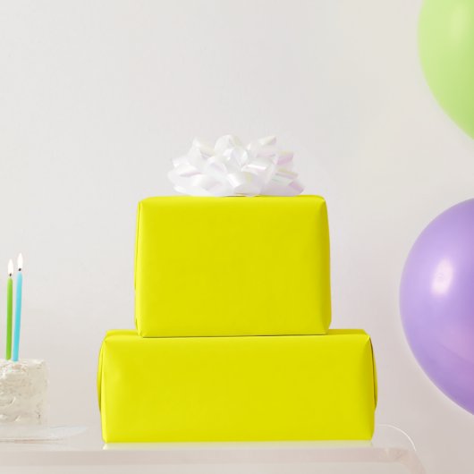 Gelbes Geschenkpapier (Partygeschenke)