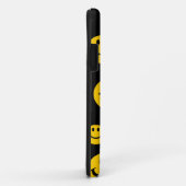 Gelbes Gesicht Case-Mate iPhone Hülle (Hinten/Rechts)