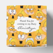 Gelbes Gesicht 😉 Emoji Design Geschenkschachtel (Oben)