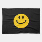 Gelbes Gesicht Geschirrtuch (Horizontal)