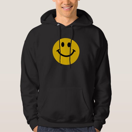 Gelbes Gesicht Hoodie (Vorderseite)