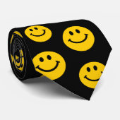 Gelbes Gesicht Krawatte (Gerollt)