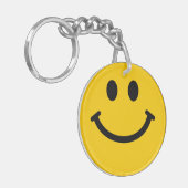 Gelbes Gesicht Schlüsselanhänger (Vorderseite links)