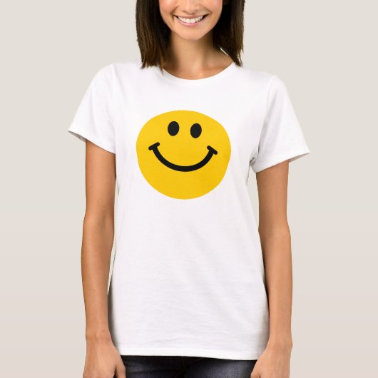 Gelbes Gesicht T-Shirt (Vorderseite)