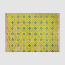 Gelbes gestörtes Art Déco