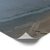 Gelbes gestrichenes Gebäude Poster (Ecke)