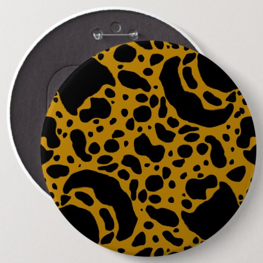 Gelbes Gift-Dart-Frosch Button (Vorne & Hinten)