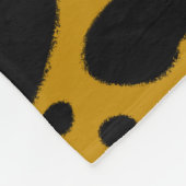 Gelbes Gift-Dart-Frosch Fleecedecke (Ecke)