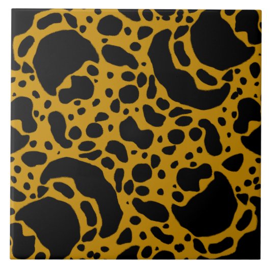 Gelbes Gift-Dart-Frosch Fliese (Vorderseite)