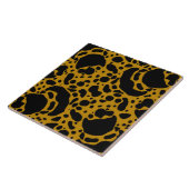 Gelbes Gift-Dart-Frosch Fliese (Seite)