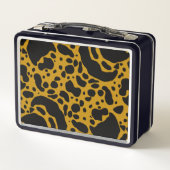 Gelbes Gift-Dart-Frosch Metall Brotdose (Rückseite)