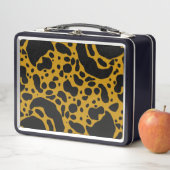 Gelbes Gift-Dart-Frosch Metall Brotdose (Beispiel)