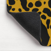 Gelbes Gift-Dart-Frosch Mousepad (Ecke)