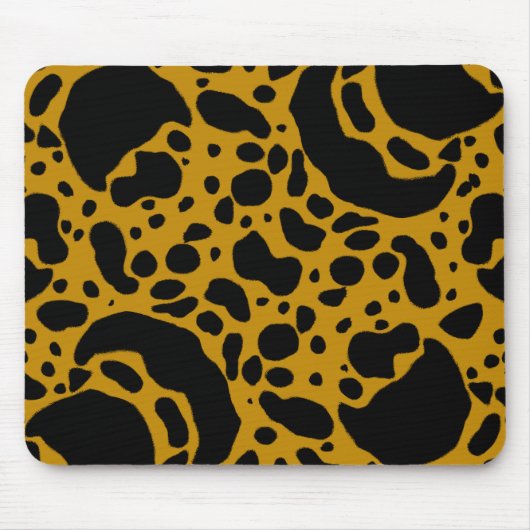 Gelbes Gift-Dart-Frosch Mousepad (Vorne)