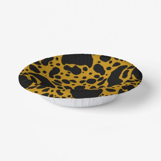 Gelbes Gift-Dart-Frosch Pappteller (Gewinkelt)