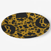 Gelbes Gift-Dart-Frosch Pappteller (Schrägansicht)