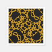 Gelbes Gift-Dart-Frosch Serviette (Vorderseite)