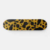 Gelbes Gift-Dart-Frosch Skateboard (Horizontal)