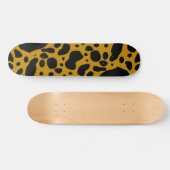 Gelbes Gift-Dart-Frosch Skateboard (Horizontal)