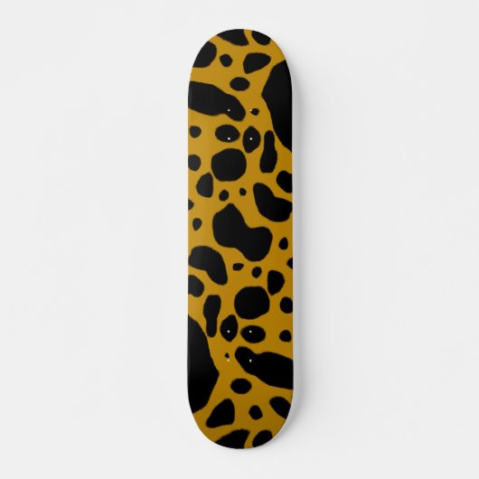 Gelbes Gift-Dart-Frosch Skateboard (Vorne)