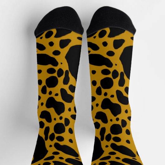 Gelbes Gift-Dart-Frosch Socken (Oben)