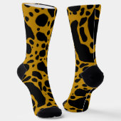 Gelbes Gift-Dart-Frosch Socken (Gewinkelt)