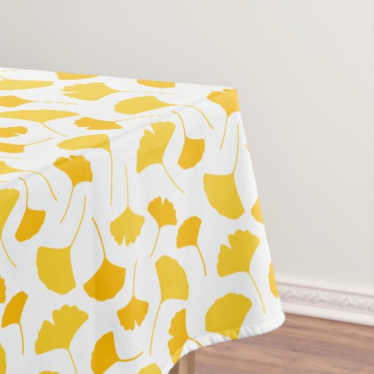 Gelbes Ginkgo-Leaf-Muster Tischdecke (Beispiel)