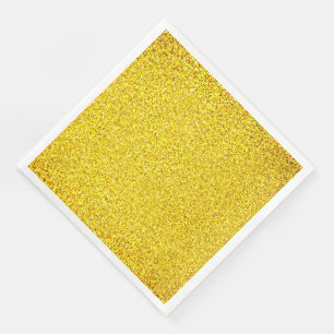 Gelbes Glitter Gold Glanz Hochzeiten Geburtstag 20 Serviette