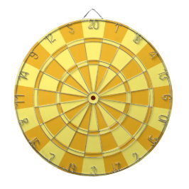 Gelbes Gold Dartscheibe