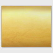Gelbes Gold Geschenkpapier (Flach)