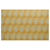 Gelbes Gold Guardian Engel Kunststoffe Stoff (Fat Quarter (45,7 x 55,9 cm))