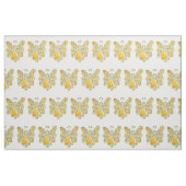 Gelbes Gold Guardian Engel Kunststoffe Stoff (Fat Quarter (45,7 x 55,9 cm))