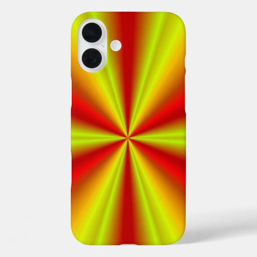 Gelbes Gold Roter Regenbogen Case-Mate iPhone Hülle (Rückseite)