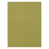 Gelbes Gold und grüner Streifen Tischdecke (Vorderseite)
