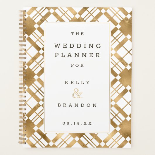 Gelbes Gold und jedes Farb-Bauernhaus Rustikale Ho Planer (Vorderseite)