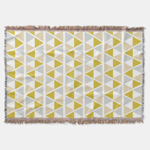 Gelbes graues geometrisches Muster Decke