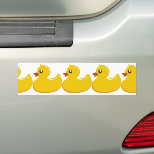 Gelbes GummiDuckie Autoaufkleber (Auf Auto)