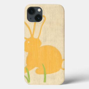 Gelbes Häschen und grünes Gras durch Chariklia Case-Mate iPhone Hülle