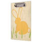 Gelbes Häschen und grünes Gras durch Chariklia Klemmbrett (Links)