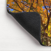 Gelbes Herbstlaub Mousepad (Ecke)