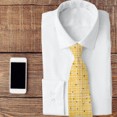 Gelbes Herz Krawatte