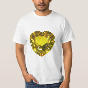 Gelbes Herz T-Shirt