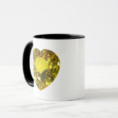 Gelbes Herz Tasse (Vorderseite Links)