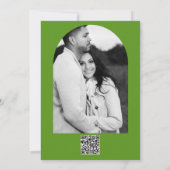 Gelbes Herzkaktus Fiesta Liebe Brautparty Einladung (Rückseite)